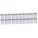OHPHCALL 20 Pcs Eyebrow Stickers Authentic Eyebrows Stickers Eyelash Brown Water Transfer Paper with Soy Ink 21x15cmx5pcs Brownx5pcs