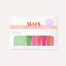Avoa Beauty Nail Film - Thumbs Up Pink & Green Ombre Gradient Nail Art | Long-Lasting Self-Adhesive Wraps - Buy Online on GoSupps.com