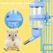 Bncxdc Hamster Water Bottle Rabbit Water Bottles 2PCS 250ML/8.45OZ Free Standing Small Animal Water Bottle No Drip Plastic Hanging Water Bottle Automatic Water Bottle Dispenser (Blue Gray) - Buy Online on GoSupps.com