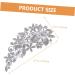 Ipetboom Side Comb Tiara Hair Accessories Bride Hair Accessory Prom Headpiece White Pearl Headband Crystal Hair Comb Headband Hair Combs Bridal Hair Comb Hair up Rhinestone Banquet Diamond - Buy Online on GoSupps.com