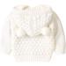 Puseky Baby Knit Hooded Sweater Coat for 0-6 Months - Beige - Buy Online on GoSupps.com