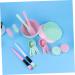 Housoutil 2 Mixing Sticks Applicator Cosmetic Spatula Silicone Spoon Spatula Silicone Brush Mixing Spoon Cream Stick Care Makeup Brush medium As Shown - Buy Online on GoSupps.com