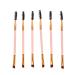 Beaupretty 6th eyebrow brush mascara brush getted make-up brushes eyelash brushes stick eye-foundation brush eyebrow ridge curly brow trimming art fiber chady pink