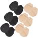 Lurrose 6 Pairs Half Socks Summer Shoes Socks Half Palm Socks Anti-slip Invisible Socks Cotton Forefoot Socks High Heel Invisible Socks Women Invisible Socks Non Skid Socks Women Socks