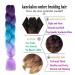 Xiaofeng Ombre Jumbo Braiding Hair Extensions 24 Inch 3 Packs - High Temperature Synthetic Hair for Twist Crochet Braids in Purple-Lake Blue-Light Purple - 100g/Pack - Buy Online on GoSupps.com