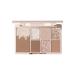 7 Colors Eye Makeup Palette Eyeshadow Palette Glitter Matte Ultra Pigmented Eye Shadow Powder Long Lasting Blendable Natural Brilliant Smooth Powder Eyeshadow Powder Palettes Dtt
