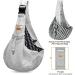 Cuby Adjustable Pet Carrier Sling for Dogs & Cats - Travel Shoulder Bag with Buckles (Light Gray) - Buy Online on GoSupps.com