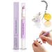Stylo repousse-cuticules 2 en 1 Cuticle Oil Pusher Pen for Nails Cuticle Remover Pen Pour Dissolvant De Cuticules Et Huile for Dry & Damaged Nails hydrate et fortifie les ongles secs et ab m s 1pcs