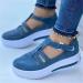 Women's Orthopedic Arch Support Casual Walking Shoes - Blue - Buy Online on GoSupps.com