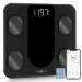 RunSTAR Smart Scale for Body Weight, Digital Bathroom Scale BMI Weighing Body Fat Scale, Body Composition Monitor Health Analyzer with Smartphone App, 400 lbs - Black