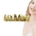 Shenrongtong Hip Hop Gilded Grillz - Shiny Golden Tooth Caps for Cosplay & Parties | Premium Upper & Lower Grilling Teeth - Buy Online on GoSupps.com