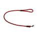 Leash - Rope leash with hand loop Basic 10mm 27 colours 7 lengths (1.00 m red) 1.00 m red
