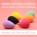 Dolovemk 6PCS Mini Beauty Sponge Blenders Set - Latex-Free, Cheap, Flawless Coverage for Liquid Foundation - 6 Color Makeup Sponges 1.4IN(Dry)/1.6IN(Wet) - Buy Online on GoSupps.com