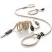 HUNTER Freestyle Dressage Dog Collar - Weatherproof Robust Adjustable - Size 40 (SM) Beige for Durable Comfort - Buy Online on GoSupps.com