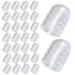 30Pcs Toe Protectors Anti-Friction Transparent Silicone Toe Protectors Breathable Sweat-Proof Small Toe Covers Good Elasticity Soft Toe Caps for Women Men