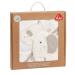 Fehn 056396 Elephant Bath Set - Organic Cotton Towel & Washcloth for Babies & Toddlers | Cute Animal Motif | Safe & Fun Bathing Essentials - Buy Online on GoSupps.com