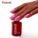 Ozzeal Gel Polish Bright Pink Gel Nail Polish Spring Summer Soak off LED UV Gel Nail Polish Art Starter Manicure Salon DIY Nail Gel Polish 0.5 Fl Oz - Buy Online on GoSupps.com