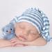 Ruspela Newborn Baby Photography Prop Outfit Set | Suspender Pants with Straps & Knotted Hat | For Babies 0-30 Days - Buy Online on GoSupps.com