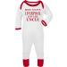 Born to Love Liverpool Onesie | UK-Printed Baby Sleepsuit, 100% Cotton, 0-3 Months - White/Red Trim - Buy Online on GoSupps.com
