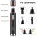 4-in-1 USB Rechargeable Ear and Nose Hair Trimmer for Men | Waterproof Professional Eyebrow & Facial Hair Trimmer with Double-Edge Stainless Steel Blade - Buy Online on GoSupps.com