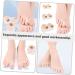 VANZACK Thumb Splint Separator 2 Pairs - Silicone Sleeves for Bunion Relief and Metatarsal Pads - Reusable and Breathable - 2.7x2.2cm - Buy Online on GoSupps.com