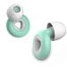 Ear Plugs for Noise Cancelling Ear Protection EarPlugs for Sleep Concerts Work Study 6 Size Eartips with Small Box Perfect -30dB Silicone Earplugs for Noise Reduction Green Green 1 Count (Pack of 1)