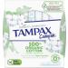 Tampax Organic Cotton Tampons - Super 100% Organic Cotton 56 Units with Applicator | Eco-Friendly | Best for Sensitive Skin - Buy Online on GoSupps.com