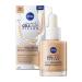 Nivea 3in1 Hyaluron Serum Foundation Dunkel (30 ml) anti-Age Foundation with serum for younger-looking skin moisturizing foundation with hyaluron