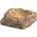 Exo Terra Water Dish - Rock Decor Water Bowl for Terrariums Small Size (1 Pack) | International Shipping Available - Buy Online on GoSupps.com