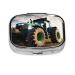 Farm Tractor Printed Square Pill Box Portable Travelling Pill Box Medicine Organiser