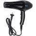 Quick Drying Negative Ionic Long Wire Hair Dryer Low Noise Powerful Blowing for Home Use Black - Buy Online on GoSupps.com
