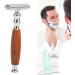 Premium Stainless Steel Safety Razor Set for Men | Double Edge Travel Razor with Etui | Perfect Grooming Solution - Buy Online on GoSupps.com