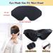 Black Eye Mask for Lash Extensions | Light Blocking 3D Sleep Mask for Men & Women | Adjustable Eye Covers for Travel Yoga & Relaxation - Buy Online on GoSupps.com