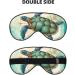 Soft Sleep Mask for Men & Women - Double-Sided Ocean Turtle & Conch Eye Covers - Adjustable Blacout Blindfold for Travel & Home - Buy Online on GoSupps.com