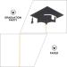 VALICLUD 24pcs graduation decorations class of 2023 graduation cap decorations toothpicks Cake Decor happy graduation congrats grad cupcake topper graduation 2021 mini Wooden cocktail Black - Buy Online on GoSupps.com