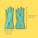 SEEP Eco Small-Medium Compostable Rubber Gloves - Multi-purpose Kitchen & Household Gloves - FSC & Fair-trade Certified - 1 Pair - Buy Online on GoSupps.com