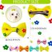 Mruq Dog Bows Clips 80pcs/40pairs - Small Dog Grooming Bows with Metal Clips - Puppy Hair Barrettes for Yorkie - 0.98x1.37 inches - Buy Online on GoSupps.com