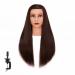 Mannequin Head for Hair Styling & Braiding - 26-28 Synthetic Fiber Cosmetology Training Doll, Brown - Model 92022LB0420 - Buy Online on GoSupps.com