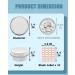 9-Piece Mini Portable Aluminium Pill Cases with 32 Blank Labels - Shatter-Proof Water-Proof Pill Organizer for Travel - All White - Buy Online on GoSupps.com
