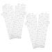 minkissy 8 Pairs Nail Gloves Gel Manicure Uv Gloves Uv Lamp Glove for Gel Nails Fingerless Anti Uv Glove Gel Nails Gloves Nail Accessories Polyester White Light Miss Anti-uv - Buy Online on GoSupps.com