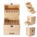 Essential Oil Box - 59 Compartments Wooden Organizer for Aromatherapy | International Shipping Available - Buy Online on GoSupps.com
