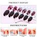 Gothic Stiletto False Nails - 24Pcs Full Cover Glossy Fake Nails for Women - Buy Online on GoSupps.com