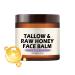 Honey Face Care | Brightening Face Cream | 60g Natural Organic Non Fat Balm - For Dry Skin Men Winter Night Travel Seniors Home Body