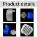 2 Pack Denture Bath Case Dental False Teeth Container Retainer case Denture Cup Soaking Holder False Teeth Container Mouth Guard Brace Denture Bath(Dark Blue Light Blue) - Buy Online on GoSupps.com