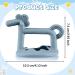 Sratte 3 Pack Silicone Baby Teething Toys for Babies 0-6 Months - Anti-Drop Hand Teether Set for Sucking Needs - Less Dust Baby Chew Toy - Perfect Baby Gift - Buy Online on GoSupps.com