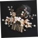 FOMIYES headgear bridesmaid pearl prom manual wig wedding hair accessories alloy bridal headdress bride tiara hair combs for wedding hair accessories flower girl accessories bride wedding - Buy Online on GoSupps.com