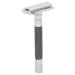 Double edge safety razor manual safety razor zinc alloy washable for men for daily beard care (black)