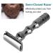 KENANLAN Classic Men's Manual Razor - Vintage Double Blade Razor with Non-Slip Metal Handle (Black) - International Shipping Available - Buy Online on GoSupps.com