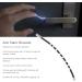Antistatic Silicone Bracelet for Men & Women - 8 Loops to Remove Electrostatic Charge - Black for Sleep & Motivation - Buy Online on GoSupps.com