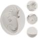 COHEALI 2pcs Easter Dinosaur Egg Mold Clay Mold Interesting Silicone Mold Candle Molds Easter Chocolate Molds Pink Bunny Ears Easter Lamb Easter Soap Easter Baking White Cake Crayon - Buy Online on GoSupps.com